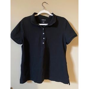 LAST CHANCE, DONATING Croft and Barrow Black Polo